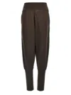 Lemaire Wool Joggers In Brown