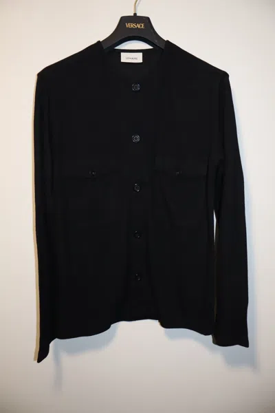 Pre-owned Lemaire Wool Lightweight Jacket In Black