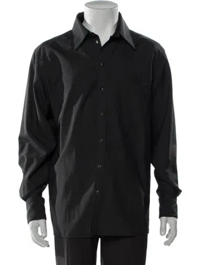 Pre-owned Lemaire Wool Long Sleeve Shirt In Gray
