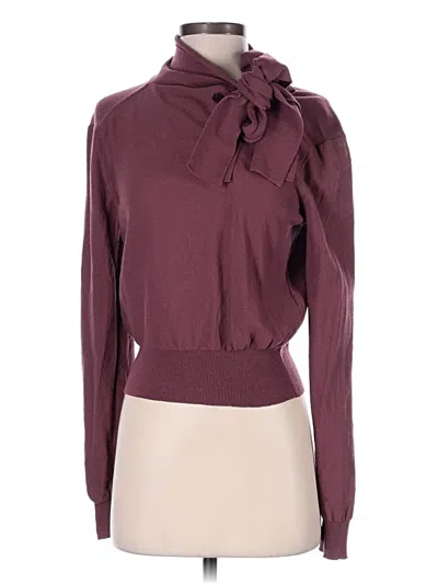 Pre-owned Lemaire Wool Pullover Sweater In Purple