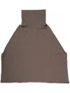 Lemaire Wool Skirt In Brown