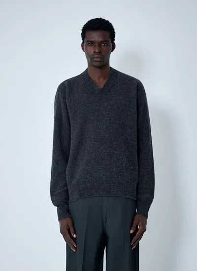 Lemaire Wool Sweater In Brown