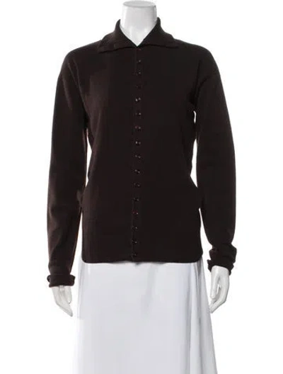 Pre-owned Lemaire Wool Sweater In Brown