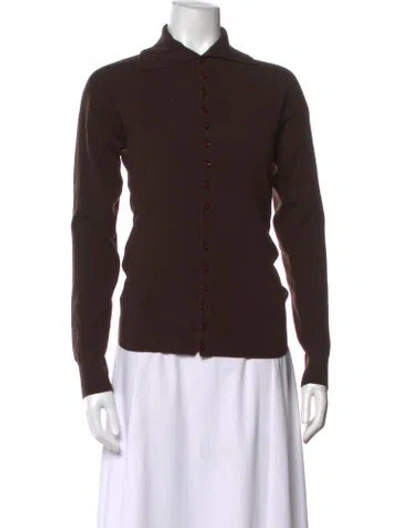 Pre-owned Lemaire Wool Sweater In Brown