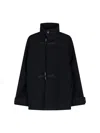 Lemaire Wool Toggle-front Jacket In Black
