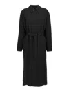 Lemaire Women Wool Trench Coat