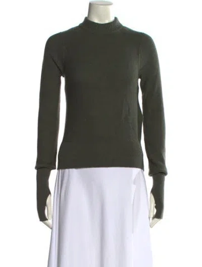 Pre-owned Lemaire Wool Turtleneck Sweater In Green