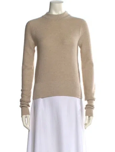 Pre-owned Lemaire Wool Turtleneck Sweater In Neutral