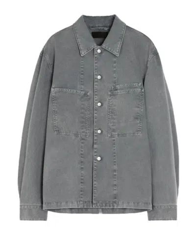 Lemaire Work Shirts In Gray