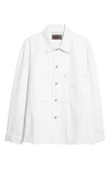 Lemaire Workwear Overshirt In White