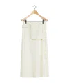 Lemaire Wrap Skirt In White