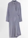 Lemaire Kleid Im Wickelstil In Grey