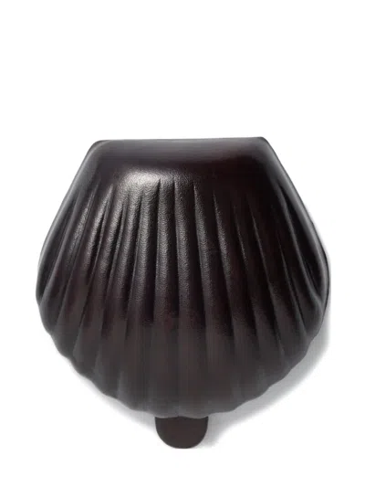 Lemaire X Carlos Peñafiel Seashell Coin Purse In Brown