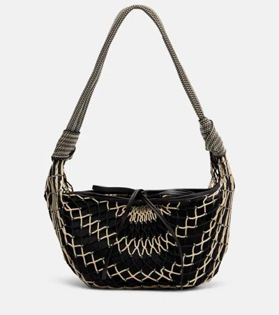 Lemaire X Filt Fortune Croissant Shoulder Bag In Black