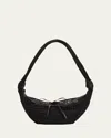 Lemaire X Filt Men's Net Croissant Bag In Black