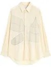Lemaire X Philippe Weisbecker Relaxed Shirt In Yellow