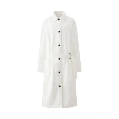 Pre-owned Lemaire X Uniqlo Heatlemaire Paris Off White A Line Trench Coat