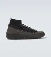 Lemaire Black Vibram Wrap On Sneakers In Brown