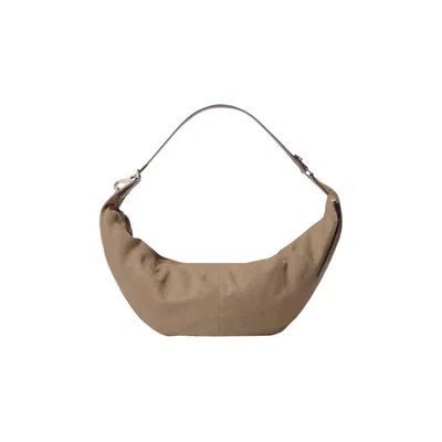 Pre-owned Lemaire Xl Quiver Clip Bag 'sisal' | Brown | Men's Size Onesize