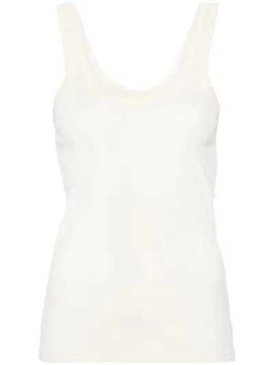 LEMAIRE YELLOW COTTON TANK TOP