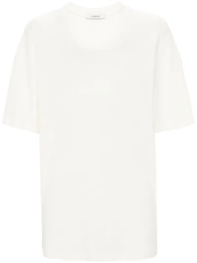Lemaire Seam-detailing T-shirt In Yellow