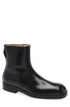 Lemaire Zipped Ankle Boot In Black