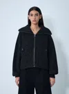 Lemaire Zipped Cardigan In Black