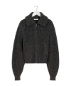 Lemaire Long-sleeved Knitted Cardigan In Gray