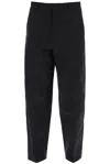 LEMAIRE ZIPPED TAPERED LEG TROUSERS