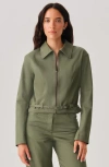 Leman Mercer Sloane Jacket In Green