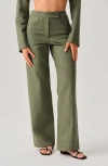 Leman Mercer Sloane Pant In Green