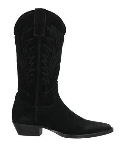 Lemaré Woman Boot Black Size 8 Leather