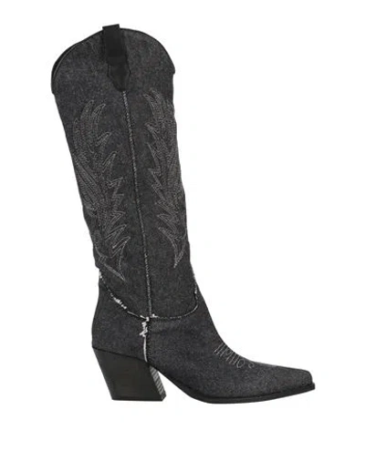 Lemaré Woman Boot Black Size 6 Textile Fibers