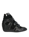 Lemaré Woman Sneakers Black Size 6 Leather In Black