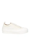Lemaré Woman Sneakers Ivory Size 8 Textile Fibers In White