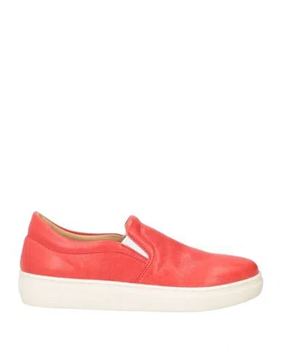 Lemaré Woman Sneakers Red Size 7 Soft Leather
