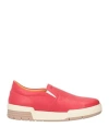 Lemaré Woman Sneakers Red Size 7 Soft Leather In Red