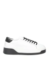 Lemaré Woman Sneakers White Size 7 Soft Leather In White