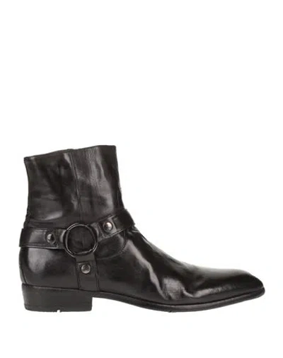 Lemargo Man Ankle Boots Black Size 12 Soft Leather