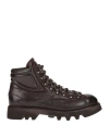 Lemargo Man Ankle Boots Dark Brown Size 12 Soft Leather In Brown