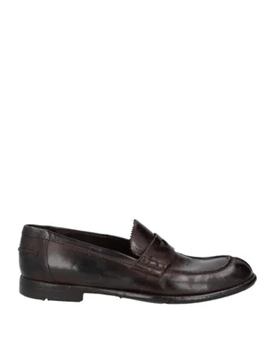Lemargo Man Loafers Dark Brown Size 9 Leather