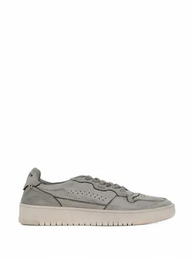 Lemargo Perforated Panelled Sneakers In Gray
