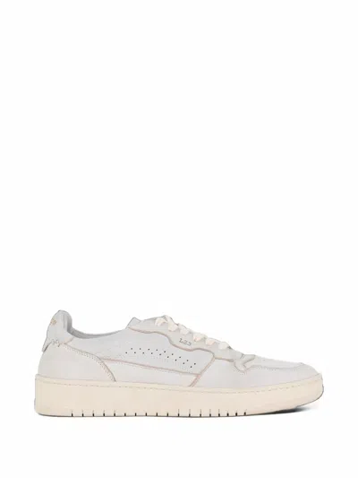 Lemargo Perforated Panelled Sneakers In White