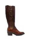 Lemargo Rear-zip Leather Boots In Multi
