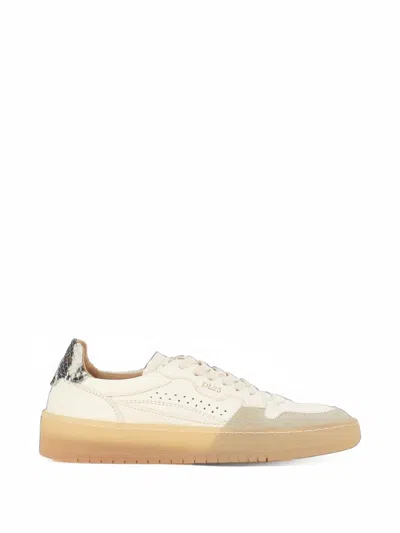 Lemargo Snakeskin-effect Panelled Sneakers In Animal Print