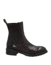 LEMARGO LEMARGO WOMAN ANKLE BOOTS DARK BROWN SIZE 8 LEATHER