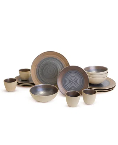 Lemieux Et Cie Akita 16-pc. Dinnerware Set, Service For 4 In Multi