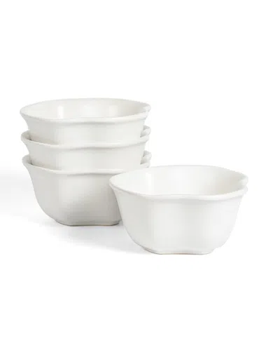 Lemieux Et Cie Amorphous All-purpose Bowls, Set Of 4 In White