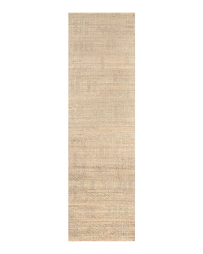 Lemieux Et Cie By Momeni Argan Arg-4 Runner Area Rug, 2'3 X 8' In Beige