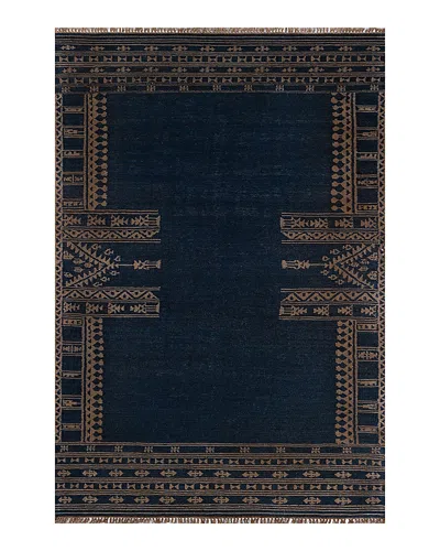 Lemieux Et Cie By Momeni Duar Dua-4 Area Rug, 5' X 8' In Indigo